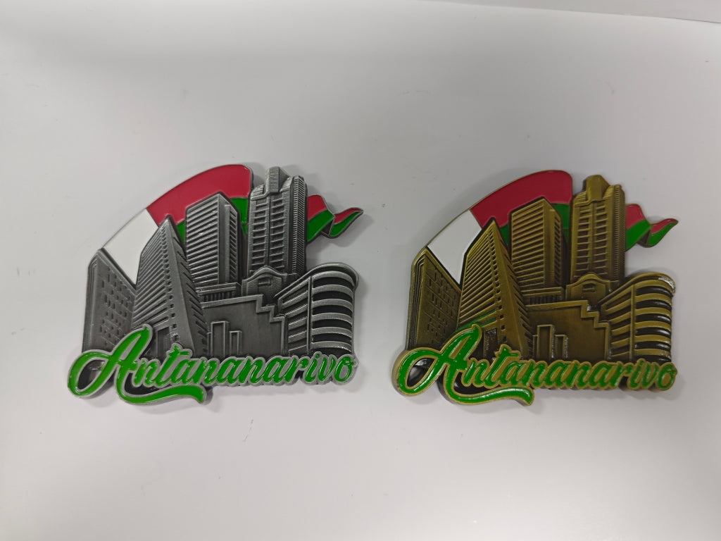 Magnet 3D Antananarivo – Souvenir Premium de Madagascar