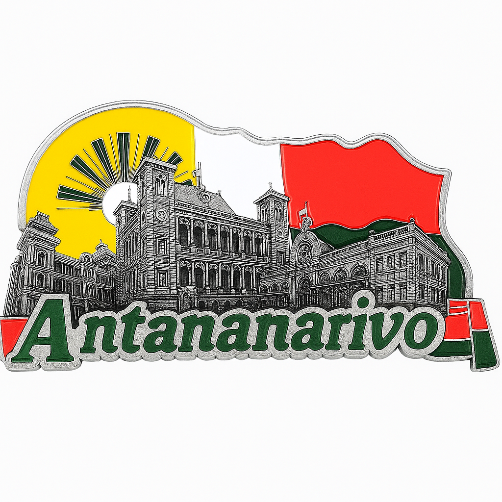 Magnet Frigo en Métal 3D ANTANANARIVO
