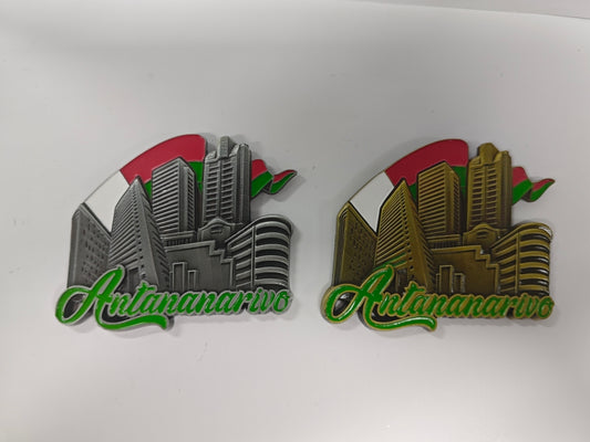 Magnet 3D Antananarivo – Souvenir Premium de Madagascar
